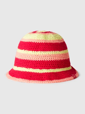 Benetton, Crochet Fisherman's Style Hat, size 104-116, Multi-color, Kids United Colors of Benetton