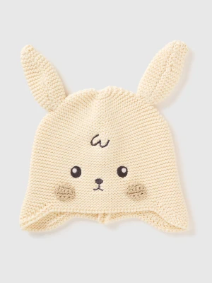 Benetton, Crochet Hat, Size: 74-82, Creamy White, Kids United Colors of Benetton