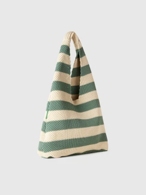 Benetton, Crochet Shoulder Bag, size OS, , Women United Colors of Benetton