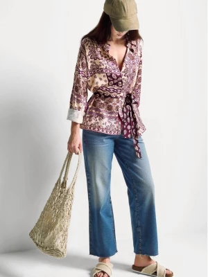 Benetton, Cropped Cotton Jeans, Size: 36, Blue, Women United Colors of Benetton