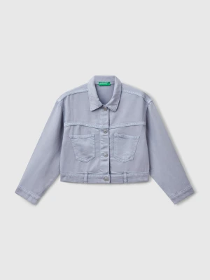 Benetton, Cropped Jacket, size XL, Light Blue, Kids United Colors of Benetton