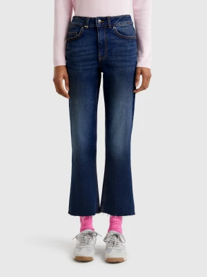 Benetton, Cropped Jeans In Cotton, size 36, Blue, Women United Colors of Benetton
