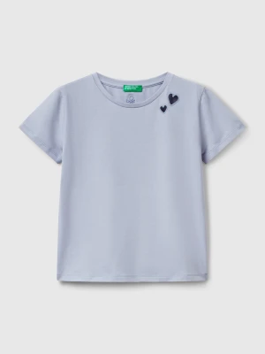 Benetton, Cut Out Motif T-shirt, size S, Periwinkle, Kids United Colors of Benetton