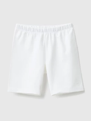 Benetton, Cycling Short Leggings, size 110, White, Kids United Colors of Benetton