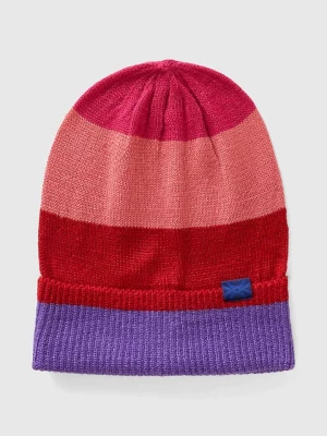 Benetton Czapka beanie w kolorze fioletowo-czerwonym rozmiar: 168