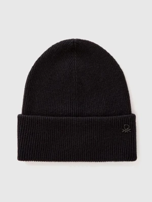 Benetton Czapka w kolorze czarnym rozmiar: 130