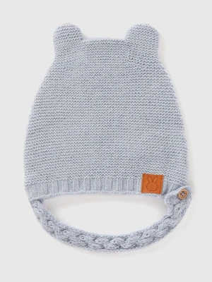 Benetton Czapka w kolorze szarym rozmiar: 62