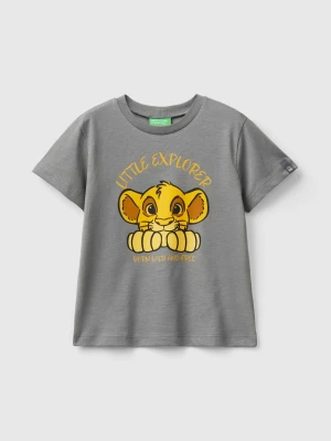 Benetton, Dark Gray ©disney Simba T-shirt, size 104, Dark Gray, Kids United Colors of Benetton