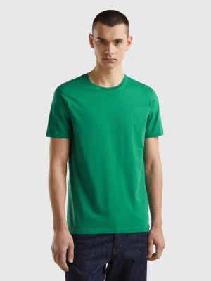 Benetton, Dark Green T-shirt, size XS, Dark Green, Men United Colors of Benetton