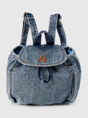 Benetton, Denim Backpack, size OS, Light Blue, Kids United Colors of Benetton