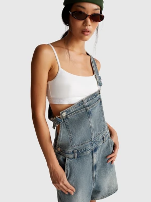 Benetton, Denim Dungarees, size OS, Blue, Women United Colors of Benetton