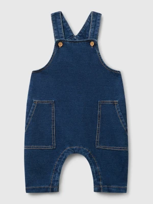 Benetton, Denim Dungarees With Pockets, Size: 82, Blue, Kids United Colors of Benetton
