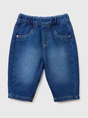 Benetton, Denim-effect Sweatshirt Jeans, Size: 82, Blue, Kids United Colors of Benetton