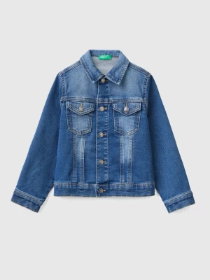 Benetton, Denim Jacket, size 110, Dark Blue, Kids United Colors of Benetton