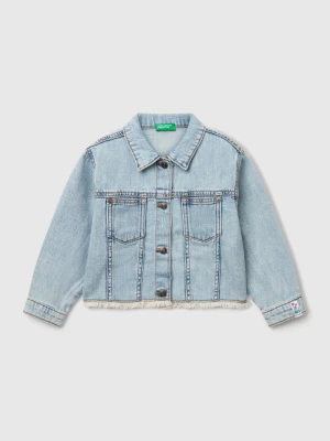 Zdjęcie produktu Benetton, Denim Jacket, size 116, Light Blue, Kids United Colors of Benetton