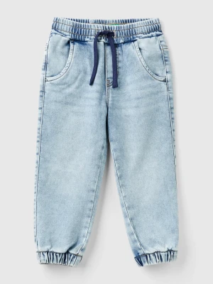 Benetton, Denim Joggers, size 116, Light Blue, Kids United Colors of Benetton
