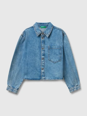 Benetton, Denim Shirt, Size: 3XL, Blue, Kids United Colors of Benetton