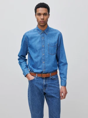 Benetton, Denim Shirt, Size: XS, Light Blue, Men United Colors of Benetton