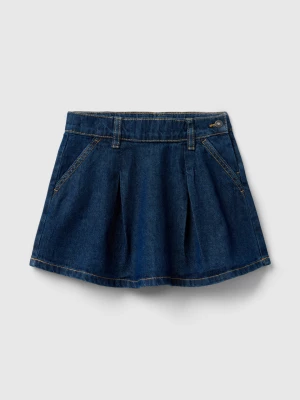 Benetton, Denim Skirt With Horse Embroidery, size 104, Blue, Kids United Colors of Benetton