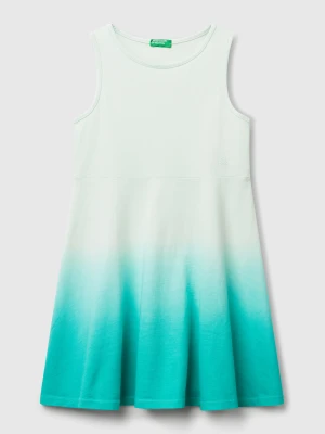 Benetton, Dip-dye Dress, size XL, Green, Kids United Colors of Benetton