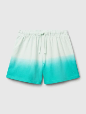 Benetton, Dip-dye Shorts, size XL, Aqua, Kids United Colors of Benetton
