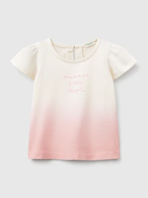 Benetton, Dip-dye T-shirt, Size: 82, Creamy White, Kids United Colors of Benetton
