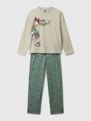 Benetton, ©disney Daisy Duck Pyjamas, size XXS, Beige, Kids United Colors of Benetton