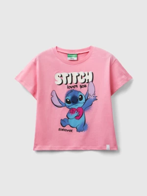 Benetton, ©disney Lilo & Stitch T-shirt, size 3XL, Pink, Kids United Colors of Benetton