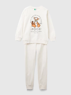 Benetton, ©disney Pyjamas With Tigger Print, size 2XL, Creamy White, Kids United Colors of Benetton
