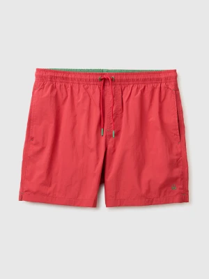 Benetton, Drawstring Swim Trunks, Size: S, Strawberry, Men United Colors of Benetton