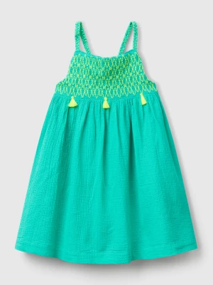 Benetton, Dress With Neon Tassels, size 116, , Kids United Colors of Benetton