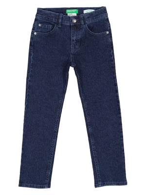 Benetton Dżinsy - Regular fit - w kolorze granatowym rozmiar: 168