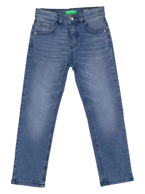 Benetton Dżinsy - Regular fit - w kolorze niebieskim rozmiar: 168