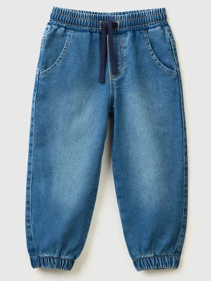 Benetton Dżinsy - Regular fit - w kolorze niebieskim rozmiar: 90