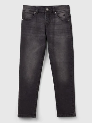 Benetton Dżinsy - Slim fit - w kolorze antracytowym rozmiar: 168