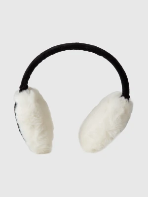 Benetton, Earmuffs In Faux Fur, Size: OS, Black, Kids United Colors of Benetton