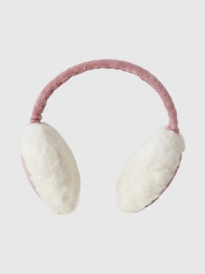 Benetton, Earmuffs In Faux Fur, Size: OS, Pink, Kids United Colors of Benetton