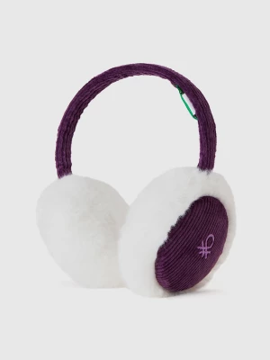 Benetton, Earmuffs With Synthetic Fur, size OS, Mauve, Kids United Colors of Benetton