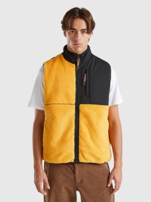 Zdjęcie produktu Benetton, Faux Fur Vest In Nylon, size S, Multi-color, Men United Colors of Benetton