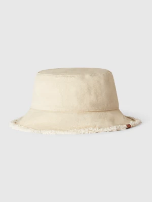Benetton, Fisherman's Hat In 100% Cotton, size OS, Beige, Women United Colors of Benetton