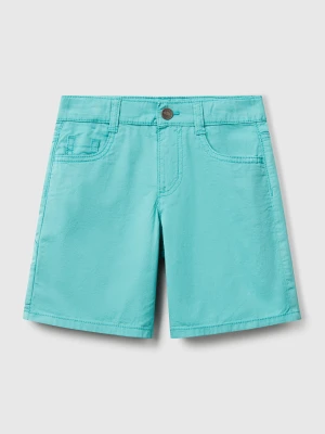 Benetton, Five Pocket Bermudas, size 116, Aqua, Kids United Colors of Benetton