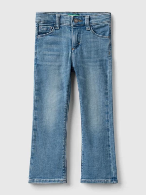 Benetton, Five Pocket Flared Jeans, size 110, Light Blue, Kids United Colors of Benetton