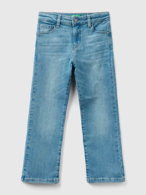 Benetton, Five Pocket Flared Jeans, size 3XL, Light Blue, Kids United Colors of Benetton