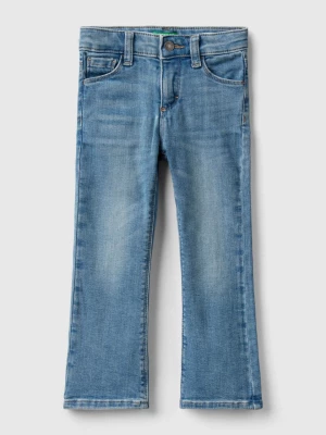 Benetton, Five Pocket Flared Jeans, size 82, Light Blue, Kids United Colors of Benetton