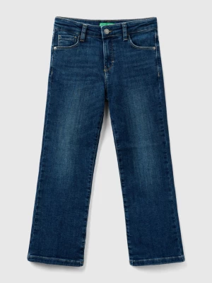 Benetton, Five Pocket Flared Jeans, size S, Dark Blue, Kids United Colors of Benetton