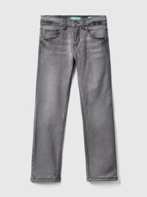 Benetton, Five-pocket Slim Fit Jeans, size XL, Black, Kids United Colors of Benetton