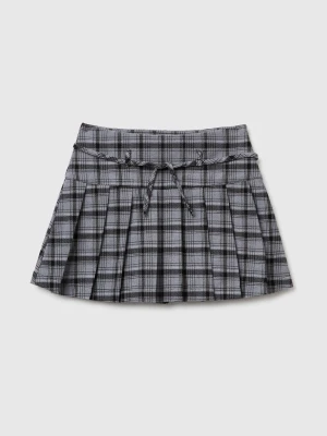 Benetton, Flannel Kilt, Size: XL, Dark Gray, Kids United Colors of Benetton