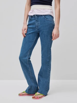 Benetton, Flare Fit Jeans, Size: 34, Blue, Women United Colors of Benetton