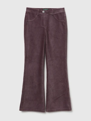 Benetton, Flared Chenille Leggings, Size: XL, Dark Gray, Kids United Colors of Benetton