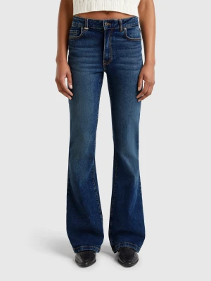 Benetton, Flared Jeans, Size: 34, Blue, Women United Colors of Benetton